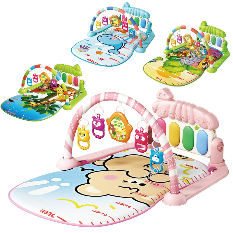 Tapis d’Éveil Bébé Piano à Pédales – Aire de Jeu Musicale & Éducative