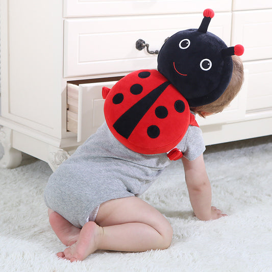 Coussin de protection tête et dos bébé  coccinelle #Promo100dh