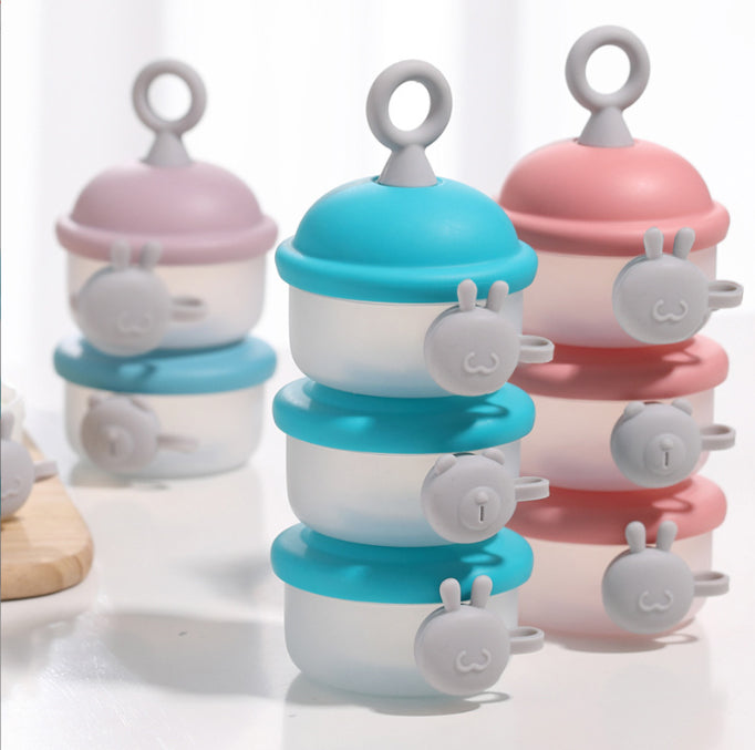 Boîte Doseuse de Lait Bébé 3 Compartiments – Portable & Pratique