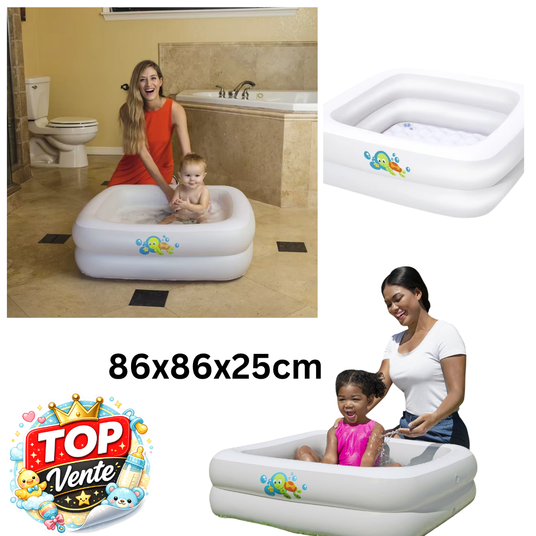 Bestway Piscine Gonflable Carrée FLUO 86x86x25cm