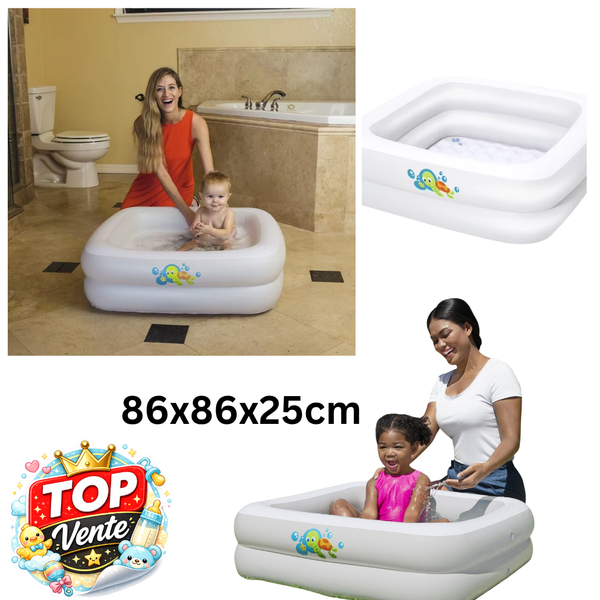 Bestway Piscine Gonflable Carrée FLUO 86x86x25cm