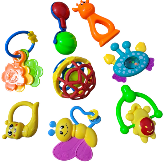 Ensemble de hochets pour bébé  8 Piece  (Multicolore)