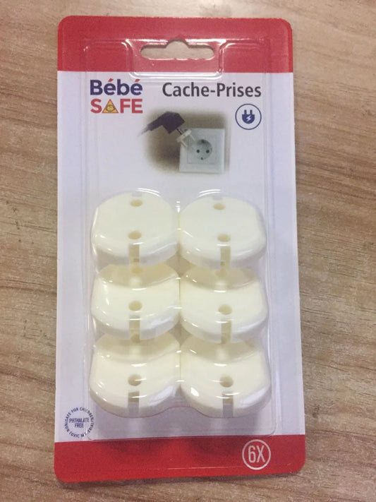 Cache Prise Beige – 6 pièces Bébé Safe Ref002