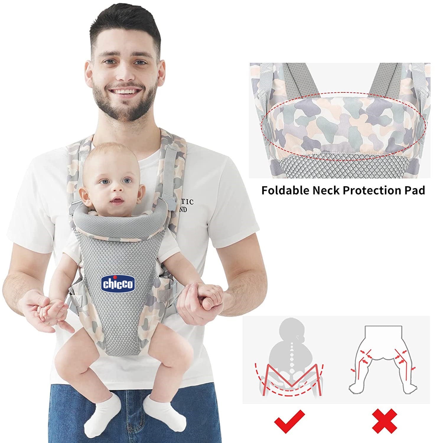 Porte-bébé ergonomique 4 Position - Chicco – Bébé CuuuTe
