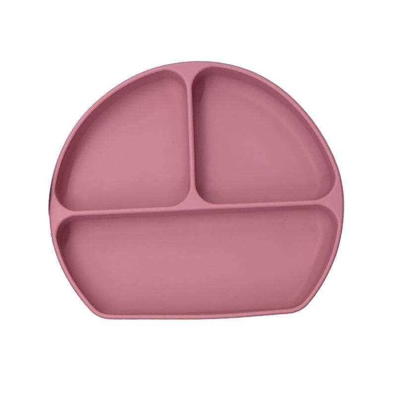 Assiette  Bebe en Silicone: Assiette Ventouse Bol Fourche Cuillère Bavoir et Tasse