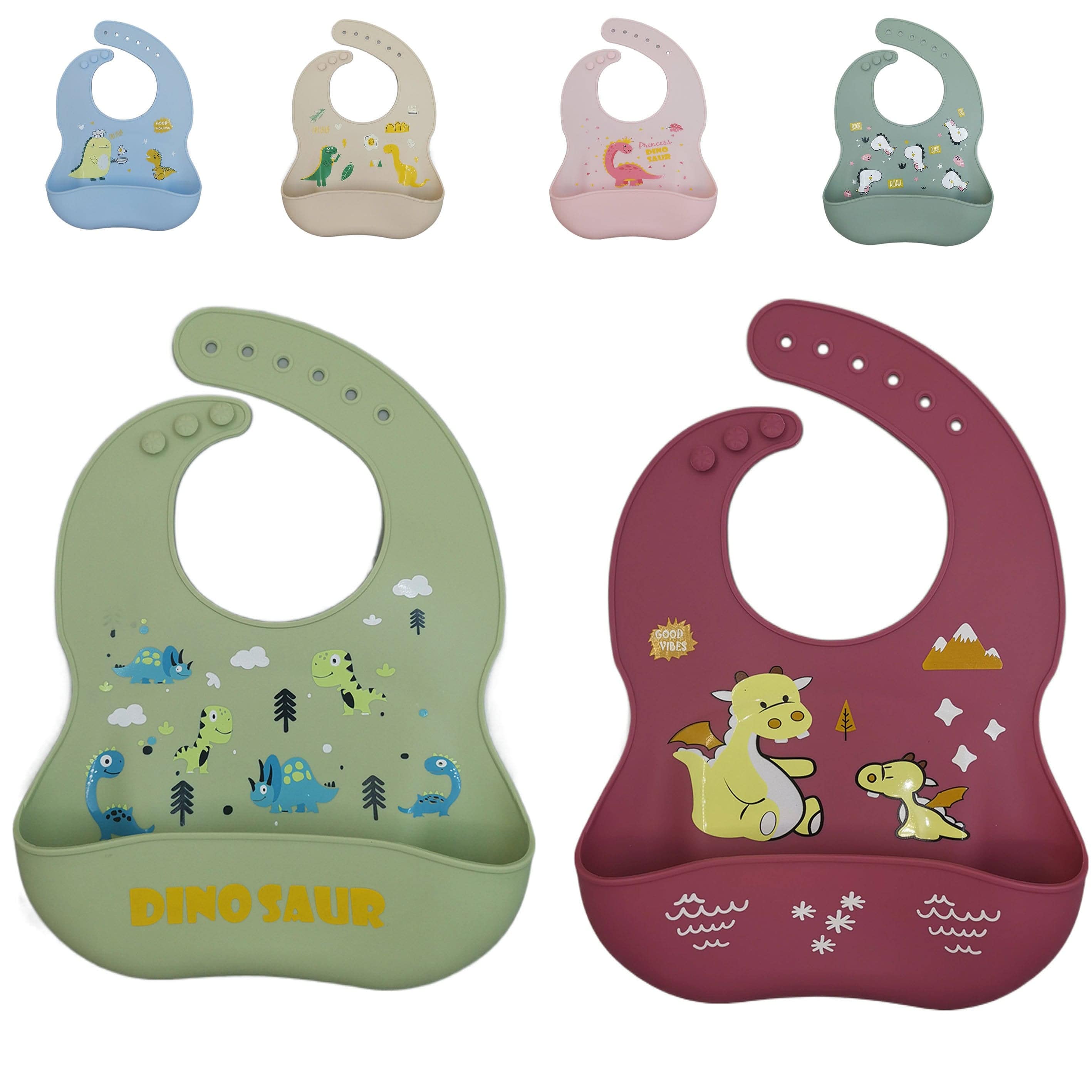 Bavoir silicone Modèle 2025 Grand taille