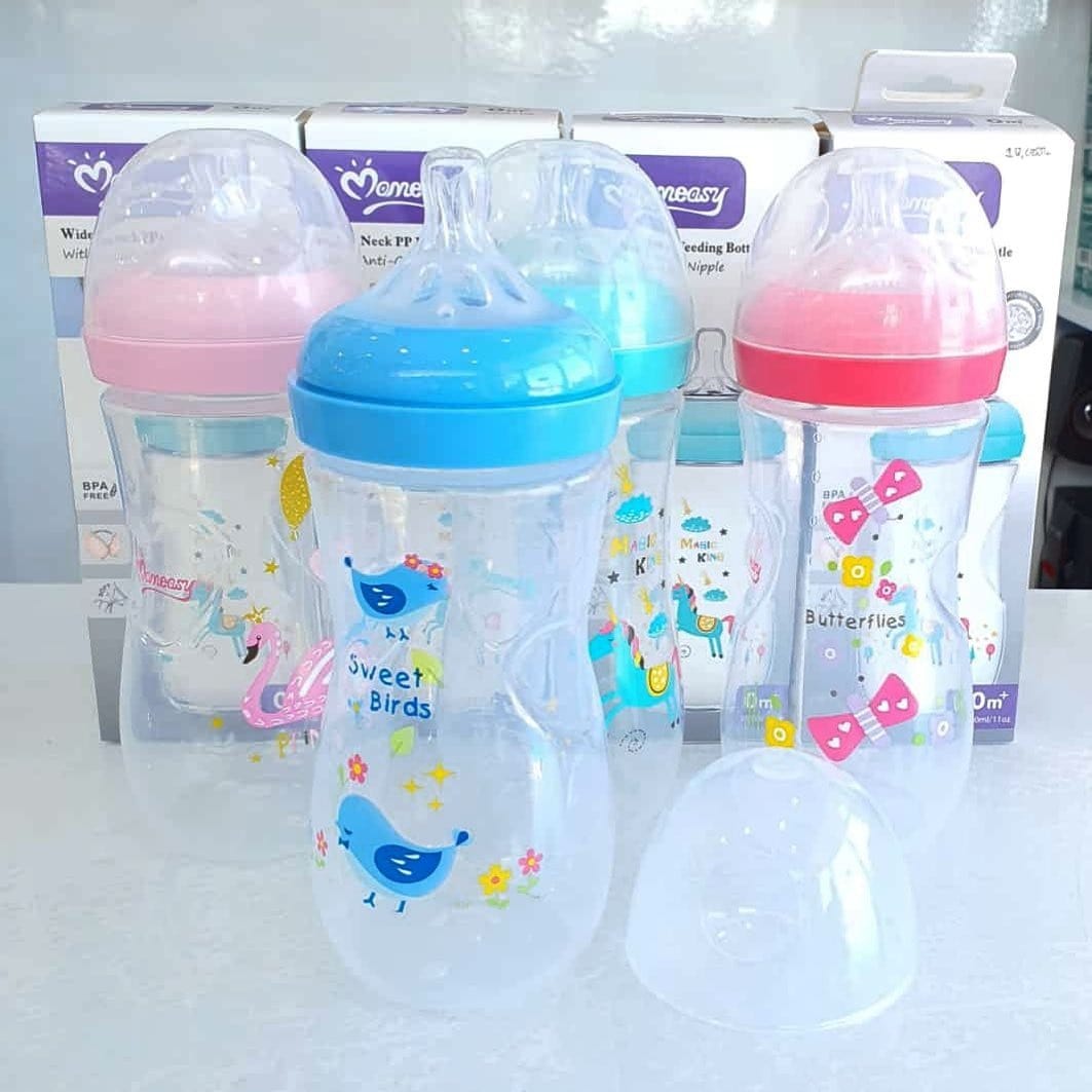 Biberon Momeasy 240 ml Col Large –  0M+ 6M+ 🍼