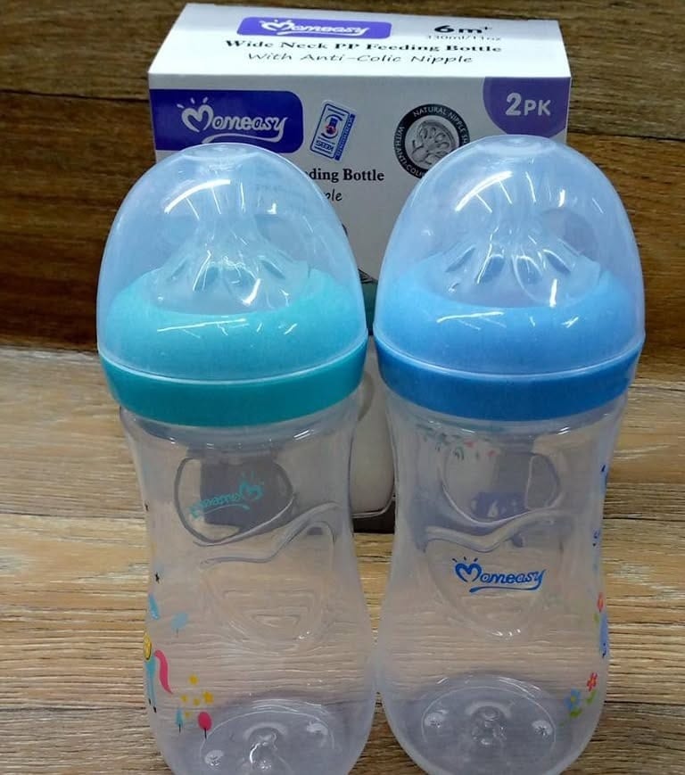 Biberon Momeasy 240 ml Col Large –  0M+ 6M+ 🍼