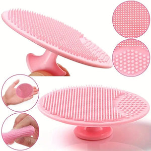Brosse de bain pour bébé, exfoliant en silicone pour le massage de la croûte de lait