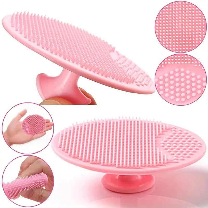 Brosse de bain pour bébé, exfoliant en silicone pour le massage de la croûte de lait