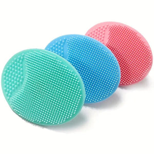 Brosse de bain pour bébé, exfoliant en silicone pour le massage de la croûte de lait