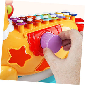 Cheval Musical avec Formes – Jouet Éducatif Huanger 31 cm