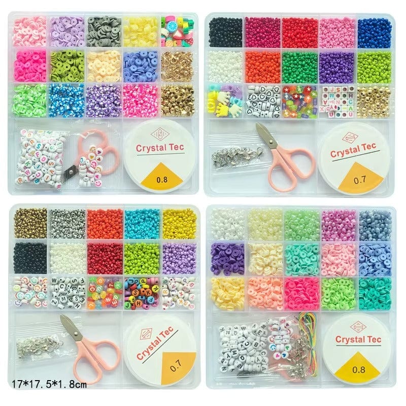 Coffret de Perles Enfant – DIY Bracelets & Colliers