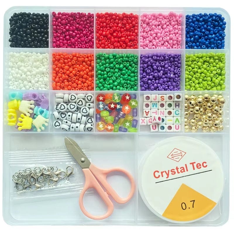 Coffret de Perles Enfant – DIY Bracelets & Colliers