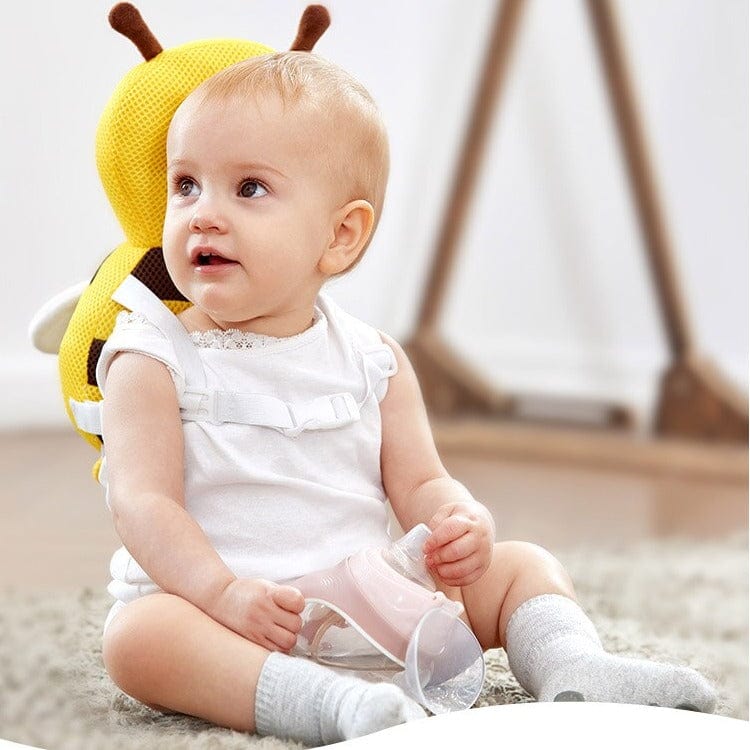 Coussin de Protection la tête et le dos du bébé  jaune