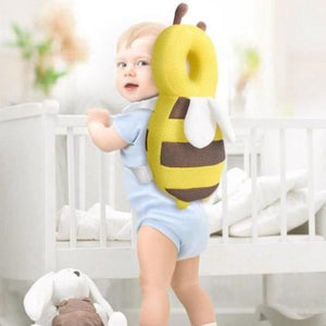 Coussin de Protection la tête et le dos du bébé  jaune