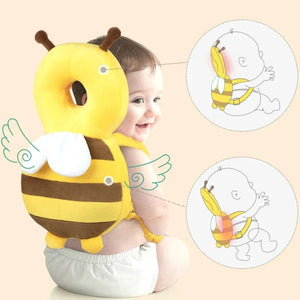 Coussin de Protection la tête et le dos du bébé  jaune