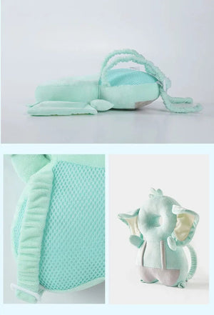 Coussin de Protection Tête Bébé beaig Vert Gris