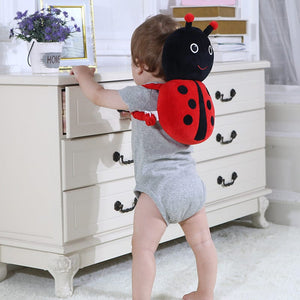 Coussin de protection tête et dos bébé  coccinelle
