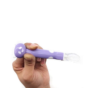 Cuillère d'entraînement en Silicone pour bébé
