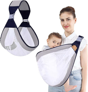 Echarpe bébé respirant, porte-bébé pour nouveau-né, réglable