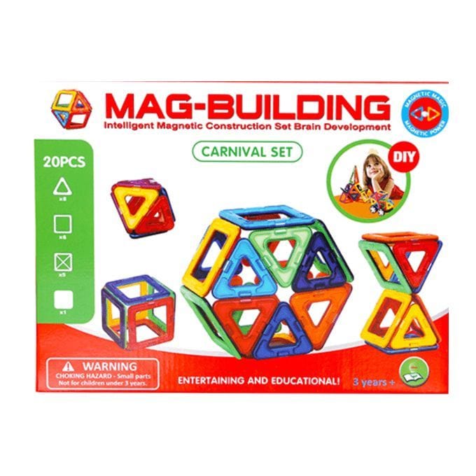 Ensemble De Carnaval Mag-Building 20 Pièces