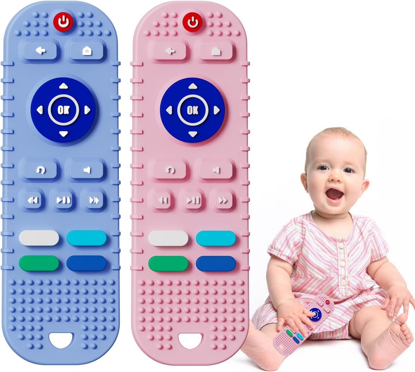 Télécommande Jouets De Dentition En Silicone Pour bébé ref002