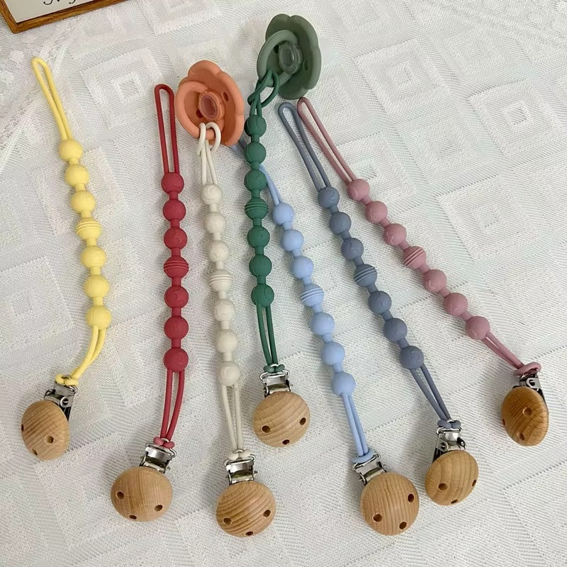 Attache-Tétine en Silicone Souple – Clip de Dentition Monobloc pour Nouveau-Né