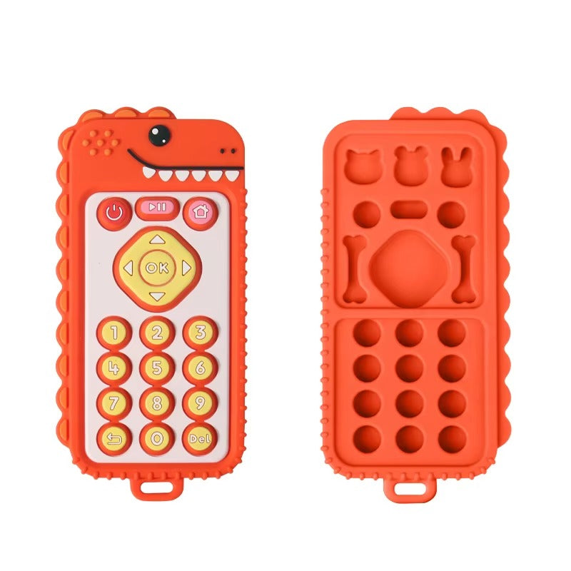 Forme Téléphone en Silicone - Jouet de Dentition Bébé