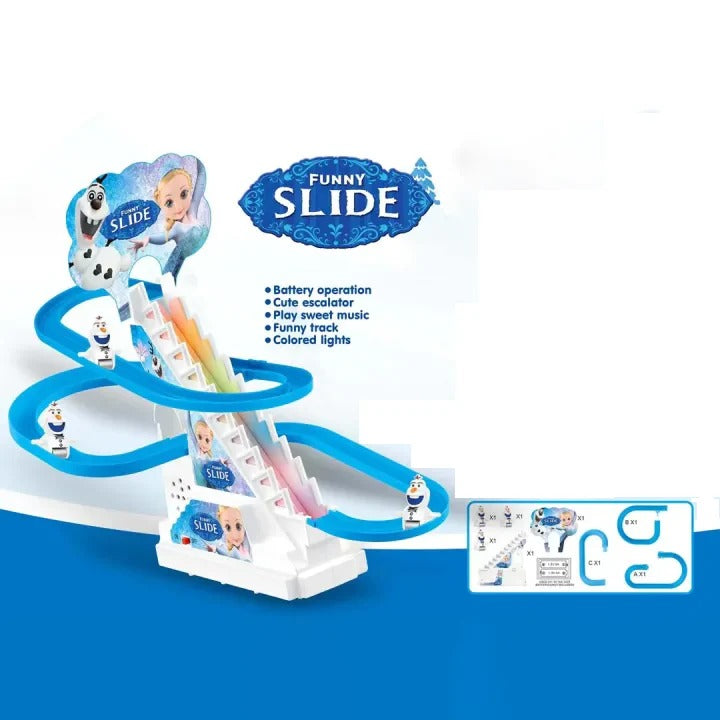 Toboggan Musical et Lumineux – Jeu Interactif avec Escaliers Électroniques