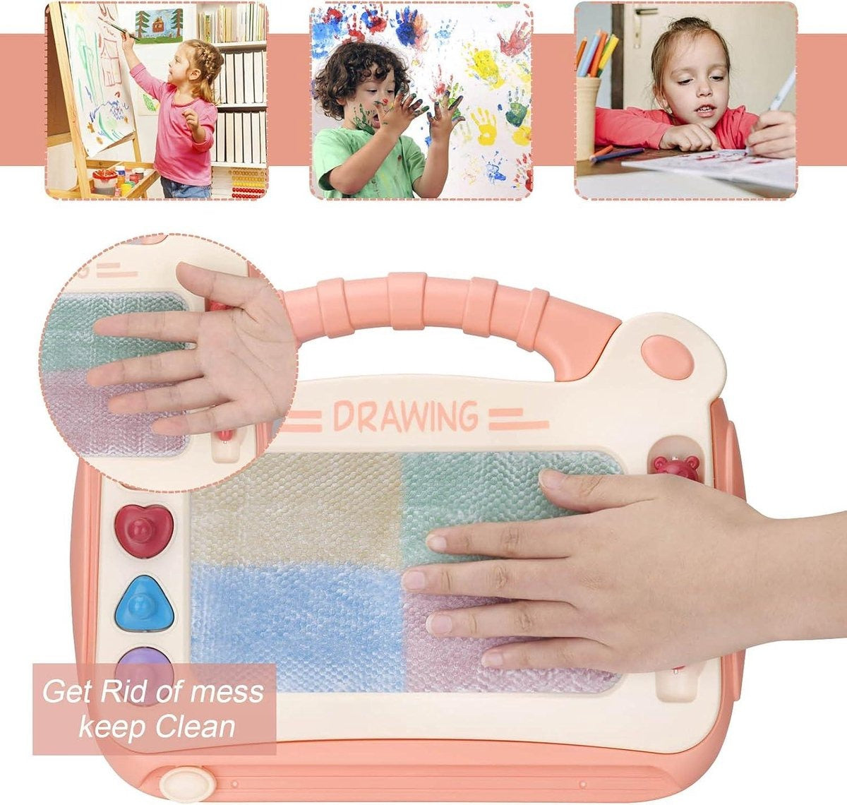 Tableau Magique Effaçable  - Planche à Dessin Magnétique Enfant