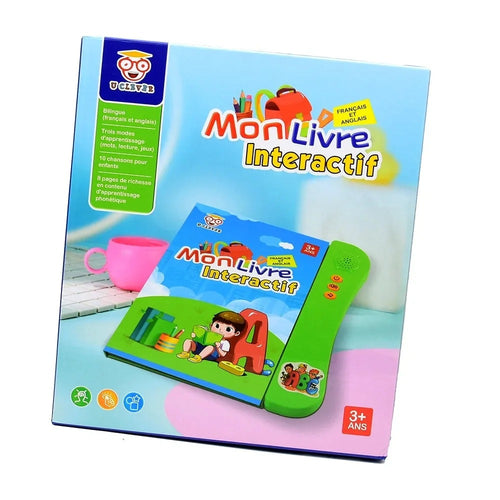 Livre Bilingue Interactif – Apprentissage Français & Anglais avec Sons