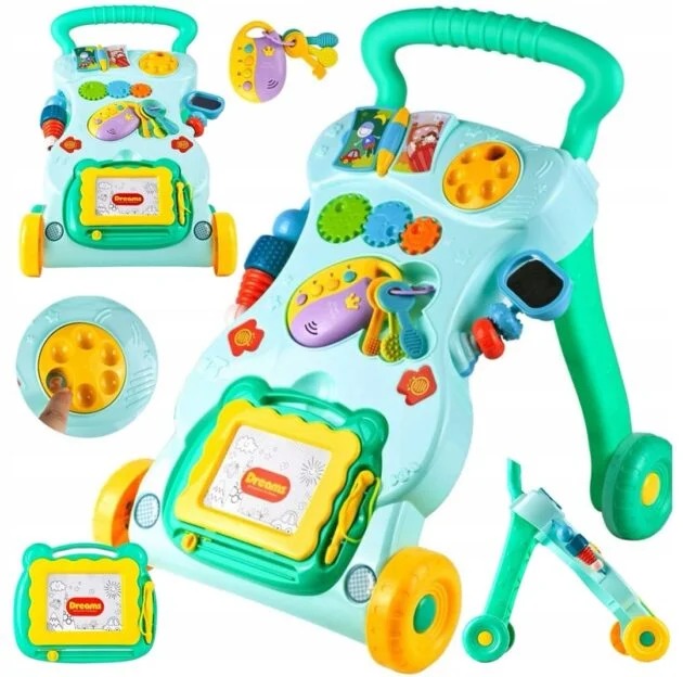 Trotteur bébé music Walker  Vert