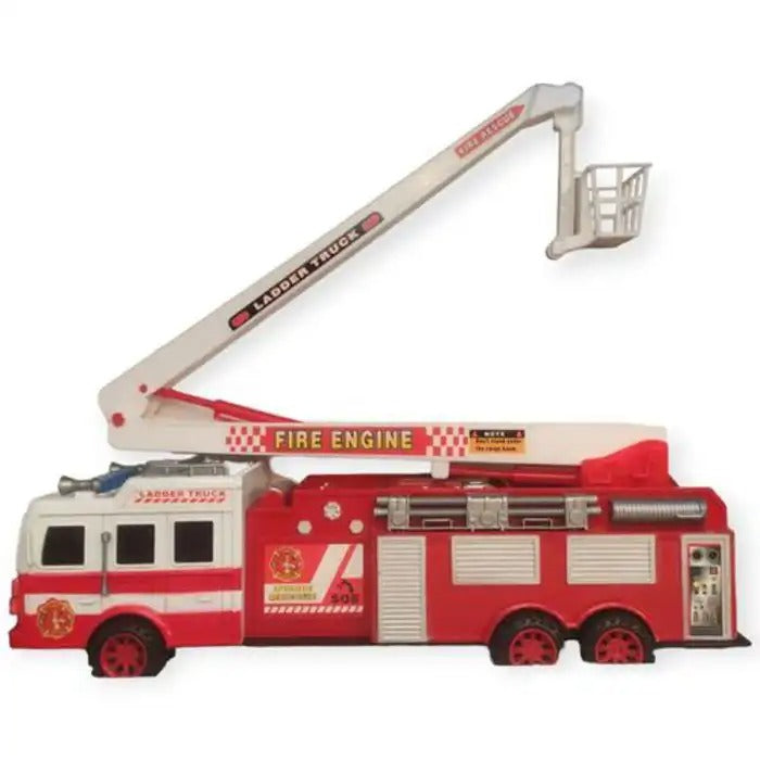 Camion de Pompiers & Sauvetage avec Grue Mobile – Jouet Interactif Enfant
