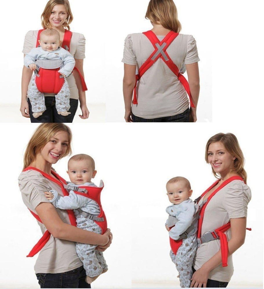 Porte Bébé 4 en 1 – Ergonomique avec Support Tête & Ceinture Sécurité