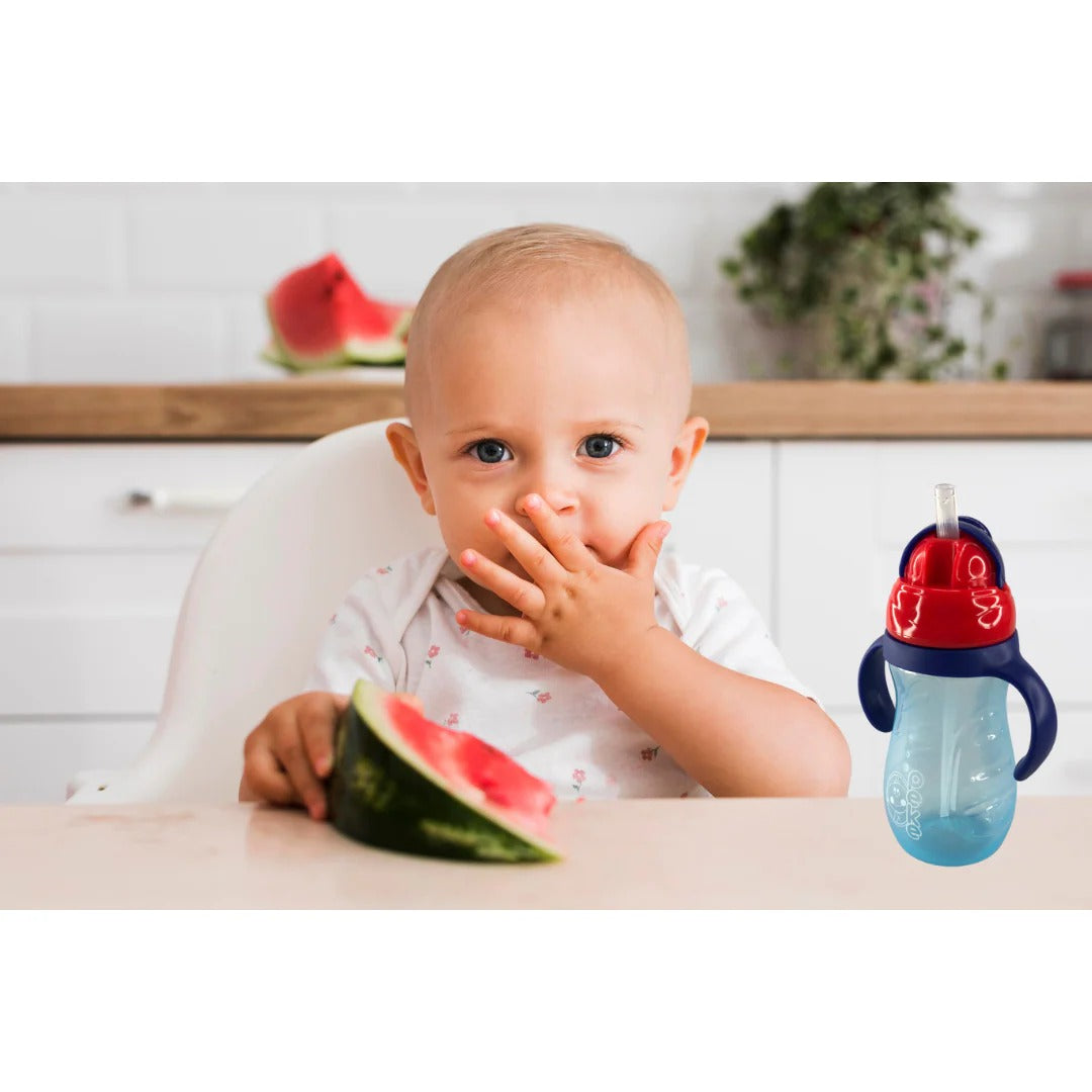 Gobelet d’Apprentissage Bébé 330 ml – Tasse d’Entraînement Anti-Fuite