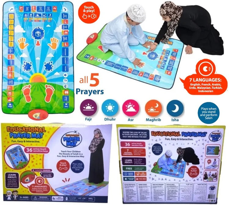 Tapis Éducatif Arabe Électronique – multis Langues, Sons & Musique