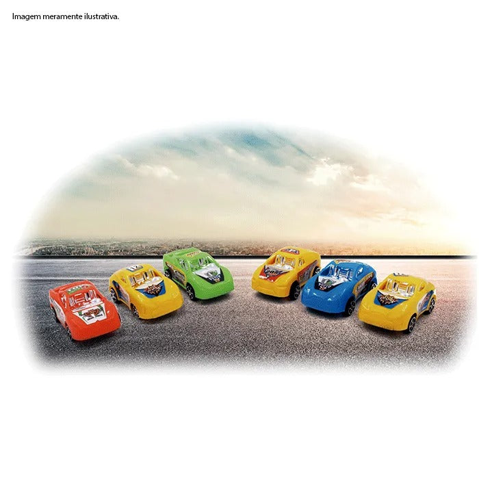 Kit de Voitures à Friction City Car – Lot de 6 Véhicules