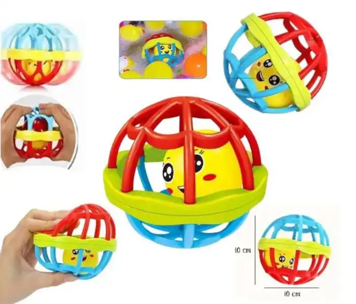 Hochet Balle Bébé – Jouet d’Éveil Sensoriel