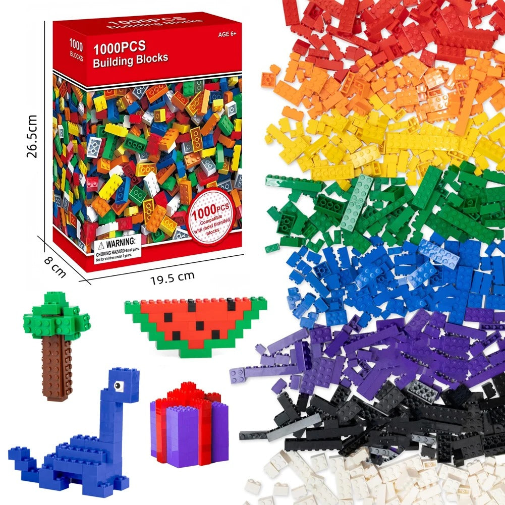 Caja de Bloques 1100 Pièces – Jeu de Construction Créatif