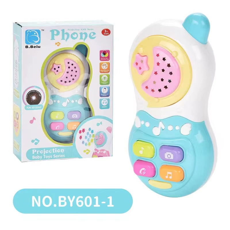 Téléphone Musical Éducatif Bébé – Jouet d’Éveil Sans Piles en ABS