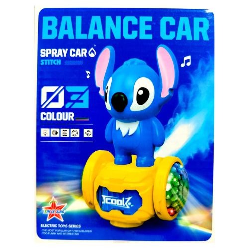 Voiture Stitch avec Effet Vapeur – Lumières Disco & Sons