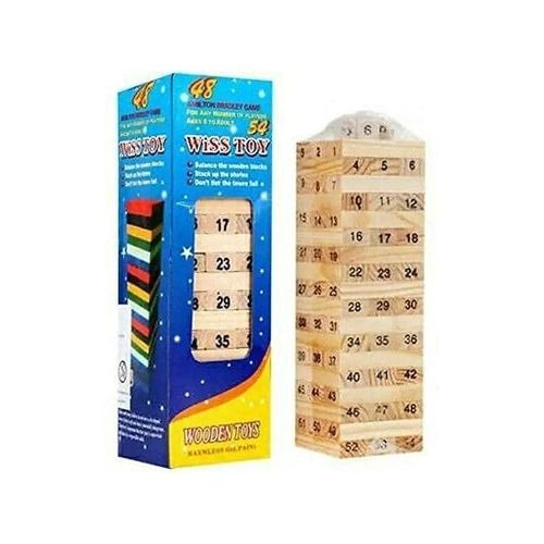 Jenga Jeu de Blocs en Bois Empilables