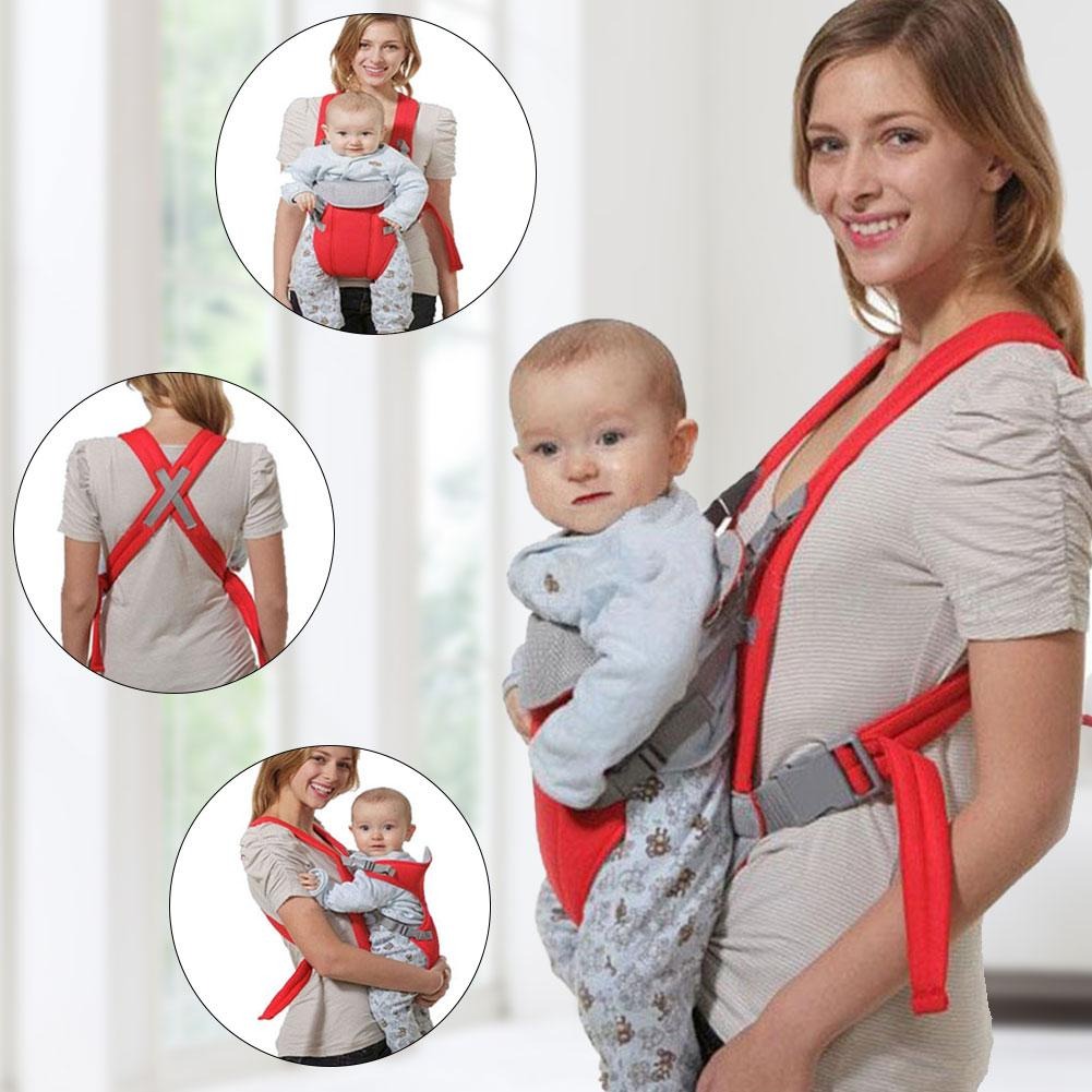 Porte Bébé 4 en 1 – Ergonomique avec Support Tête & Ceinture Sécurité