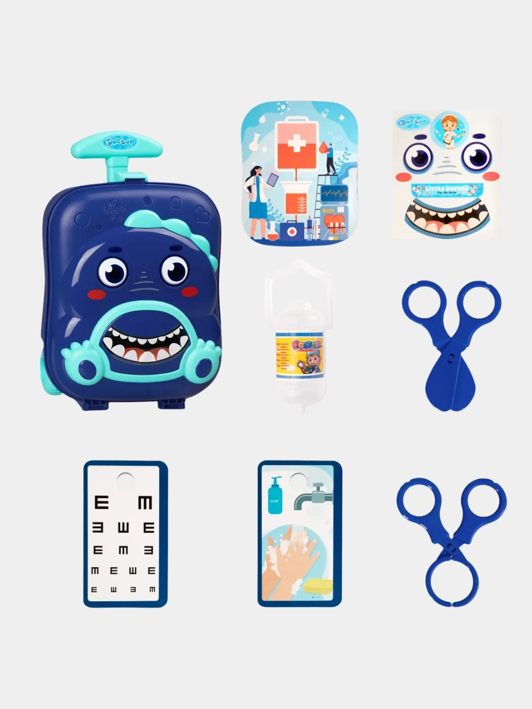Valise Docteur Enfant à Roulettes – Kit Médical Jouet
