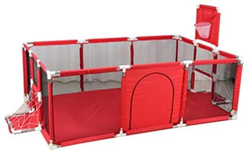 Parc de jeux intérieure PlayPen pour bébés grand dimension  espace sécurisé  Rouge