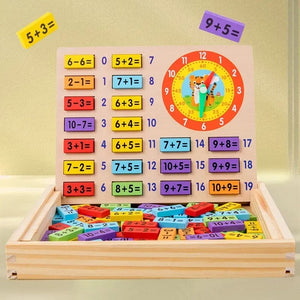 Jouet d’apprentissage mathématique en bois