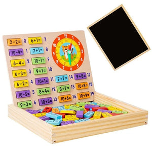 Jouet d’apprentissage mathématique en bois