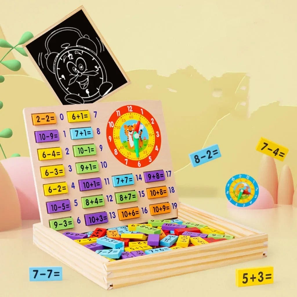 Jouet d’apprentissage mathématique en bois