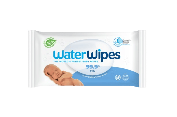 Lingettes WaterWipes bébé 60 pièces ultra‑pure à base d’eau